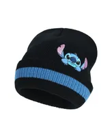 Disney Lilo & Stitch Peeking Striped Beanie