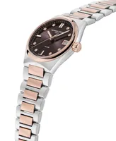 Frederique Constant Women's Swiss Highlife Diamond (1/20 ct. t.w.) Two-Tone Stainless Steel Bracelet Watch 31mm - Two