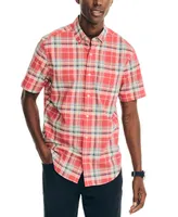 Nautica Men's Classic-Fit Plaid Short-Sleeve Shirt