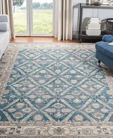 Safavieh Sofia SOF378 Blue and Beige 3' x 5' Area Rug