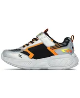 Skechers Little Boys Lights- Light Storm 3.0 Light-Up Adjustable Strap Closure Athletic Sneakers from Finish Line