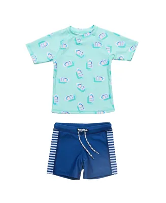 Toddler, Child Boy's Float Your Boat Ss Baby Set