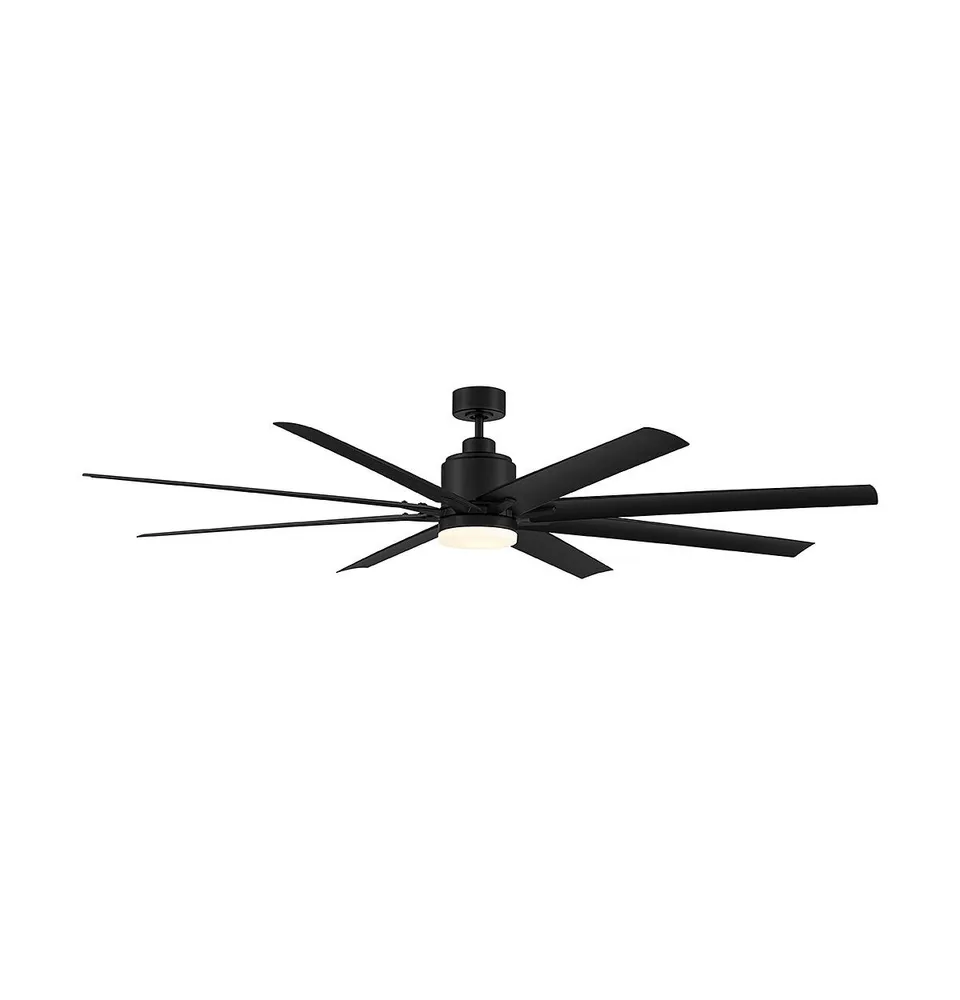 Trade Winds Ezra 72" Led Outdoor Ceiling Fan in Matte Black