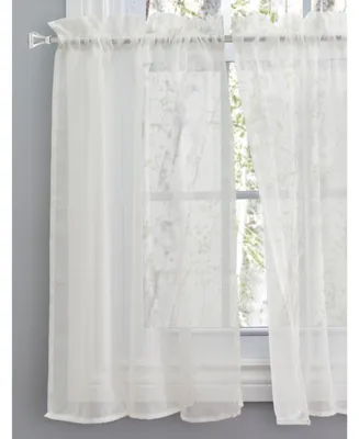 Ricardo Sea Glass Tier Curtain Pair 55"W x 36"L