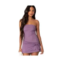 Women's Evelin ruched hem mini dress