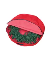 Northlight 36" Premium Christmas Wreath Storage Bag