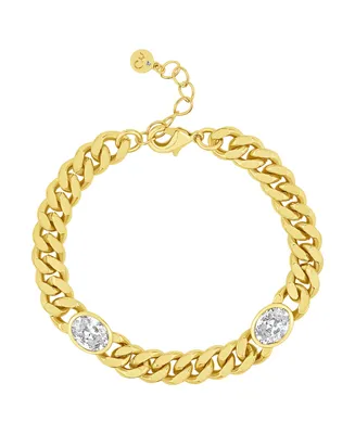 And Now This Cubic Zirconia Link Bracelet