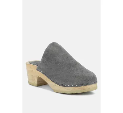 Darcie Womens Suede Clogs