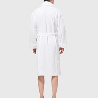 Alpine Swiss Mens Luxury Waffle Knit Cotton Bathrobe Shawl Collar Hotel Spa Robe