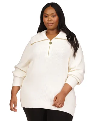 Michael Michael Kors Plus Size Wing-Collar Sweater