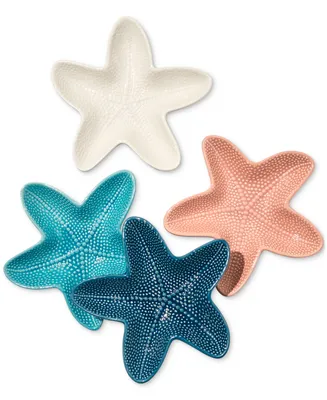 The Cellar Starfish Appetizer Plates, Set of 4, Created for Macy's