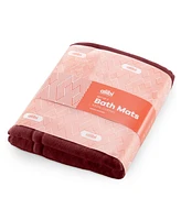 Soft & Absorbent Luxury Cotton Bath Mat 24" x 17" - 2 Pack