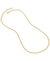 Italian Gold Miami Cuban Link 22" Chain Necklace (3mm) in 14k Gold