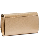 Michael Kors Mona East West Large Leather Clutch