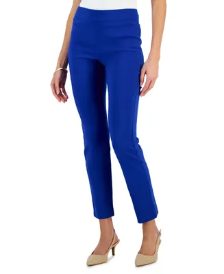 Jm Collection Petite Cambridge Stretch Pull On Pants, Created for Macy's