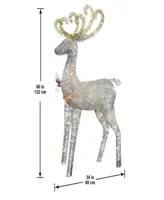 National Tree Company 60" Reindeer Decoration with Clear Lights