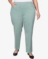 Alfred Dunner Plus Size St.Moritz Allure Fly Front Short Length Pants