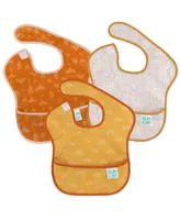 Bumkins SuperBib Baby Boys and Girls Bibs, Pack of 3