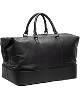 Mancini Men's Buffalo Double Compartment Duffle Bag