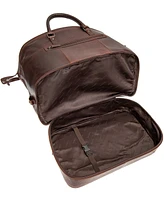 Mancini Men's Buffalo Double Compartment Duffle Bag