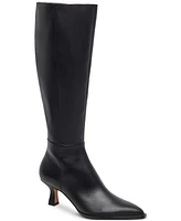 Dolce Vita Women's Auggie Wide-Calf Pointed-Toe Kitten-Heel Tall Dress Boots