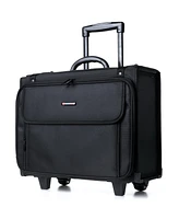 Alpine Swiss Rolling Briefcase Wheel Catalog Hard Case Laptop Bag Lawyer Attache