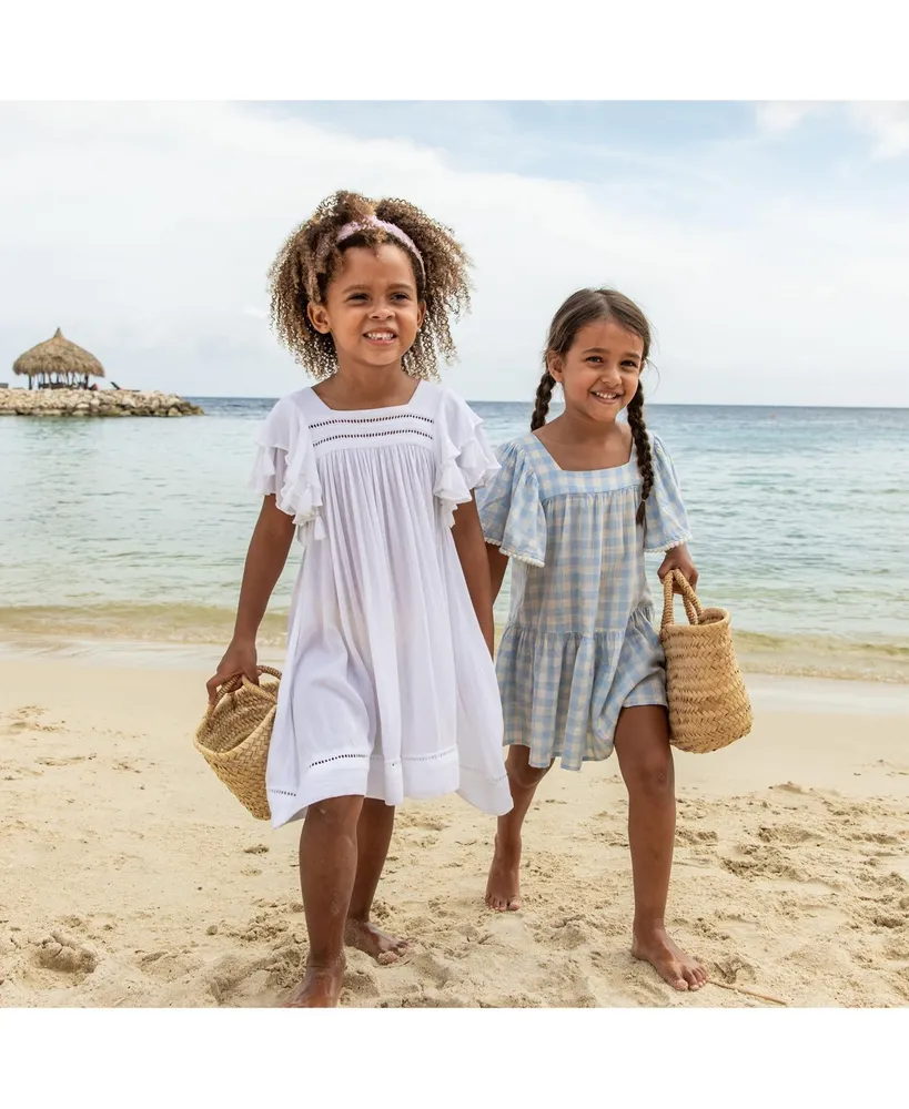 Toddler, Child Girl White Tassel Time Beach Dress