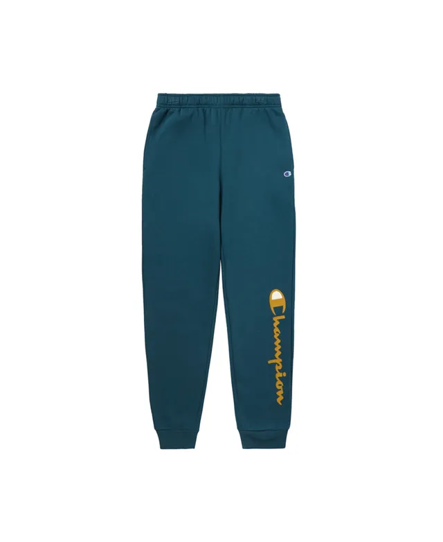 Champion Big Boys Signature Script Fleece Jogger Pants - Macy's