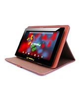 Linsay New 10.1" Tablet Octa Core 128GB Bundle with Leather Case Newest Android