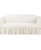 Sure Fit Essential Twill 1 Piece Sofa Slipcover