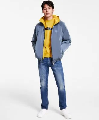 Ax Armani Exchange Mens Reversible Hooded Jacket Crewneck Sweatshirt Jeans