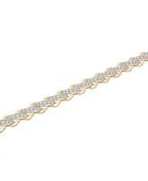 Diamond Diagonal Tennis Bracelet (2 ct. t.w.) in 10k Gold, Created for Macy's