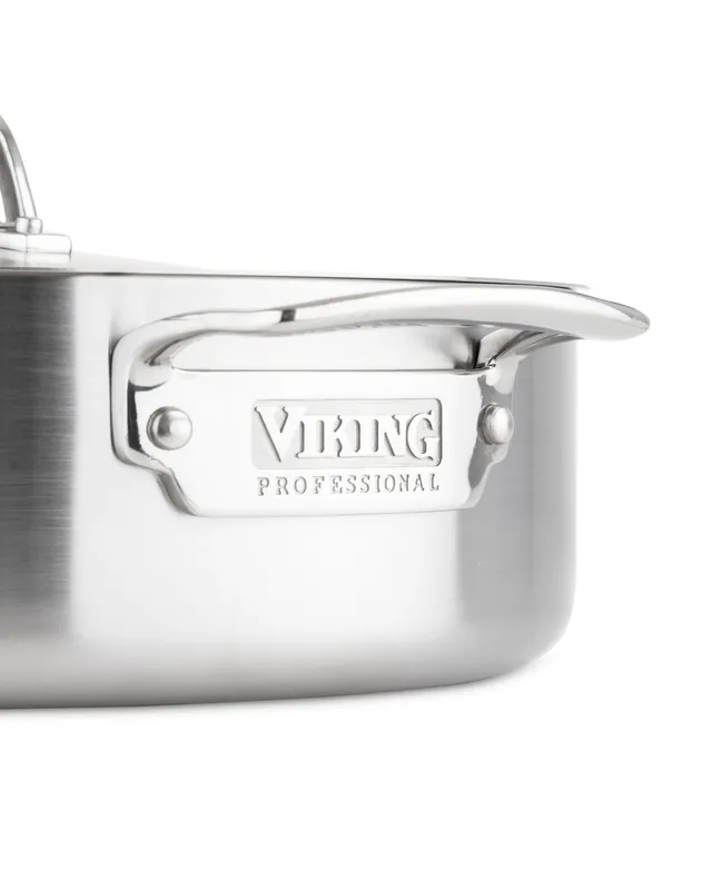 Viking Professional 5-Ply 3-Quart Saucier with Metal Lid – Viking Culinary  Products