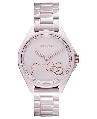 Mvmt Women's Coranada Hello Kitty Blush Ceramic Watch 36mm