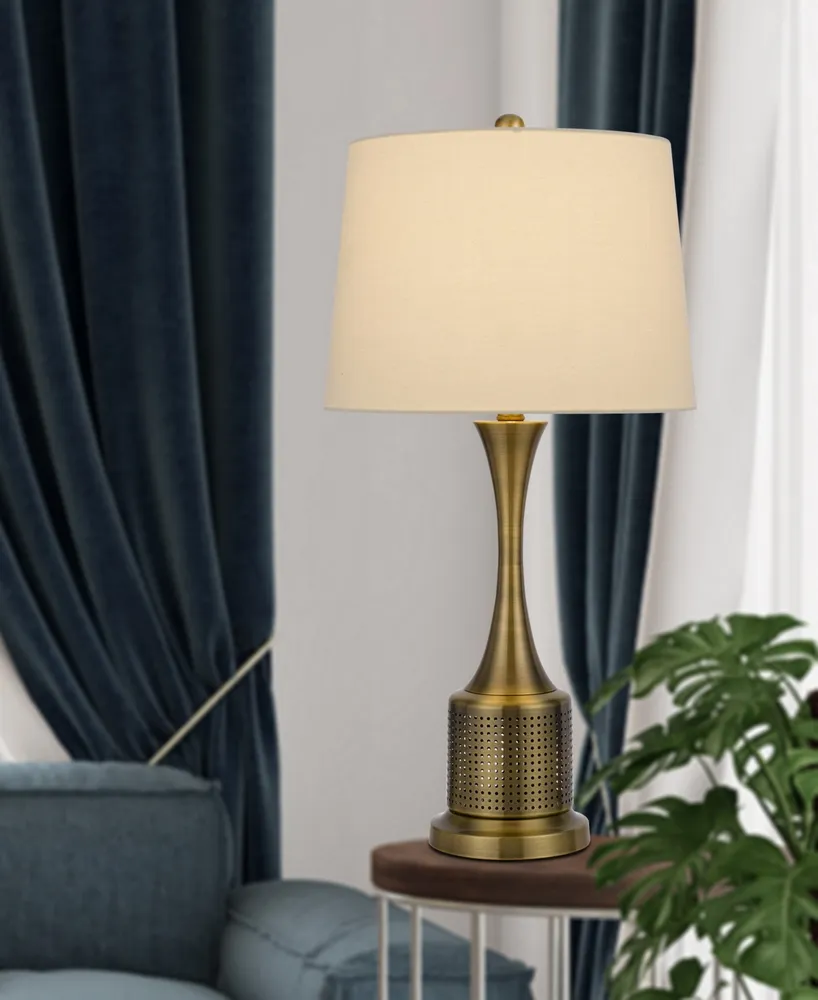 27.5" Height Metal Table Lamp Set