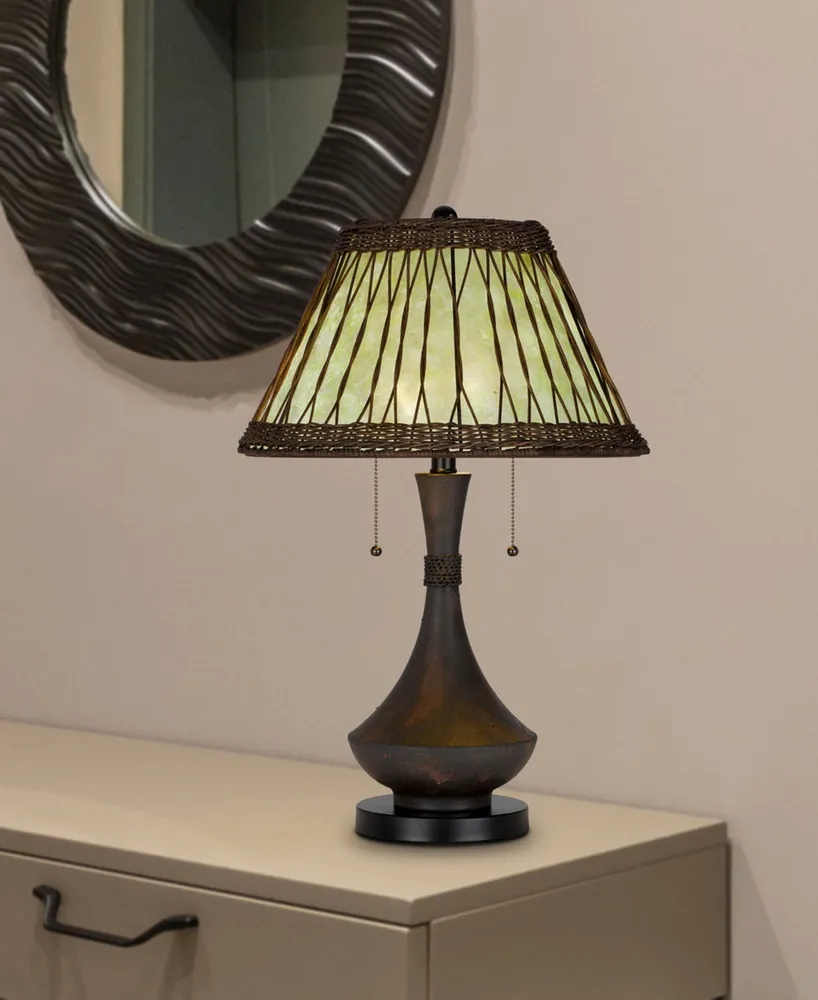 25.5" Height Metal and Resin Table Lamp