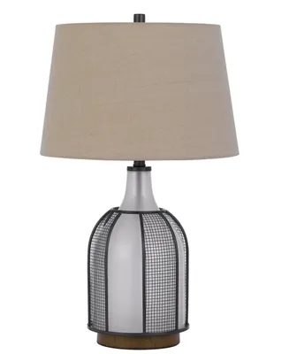 Morgan 28" Height Table Lamp with Mesh Grill