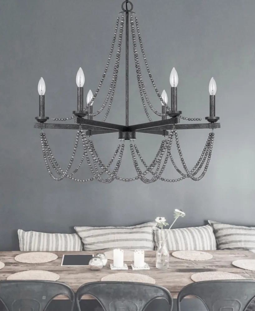 Ventura 30" Height Metal Chandelier