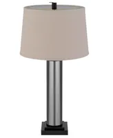 Garner 29" Height Glass and Metal Table Lamp Set