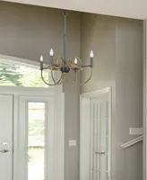 Seagrove 4 Light 29" Height Metal Chandelier