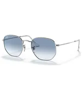 Ray-Ban Unisex Hexagonal Sunglasses, Gradient RB3548N