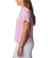 Columbia Women's Tidal Short-Sleeve Polo T-Shirt