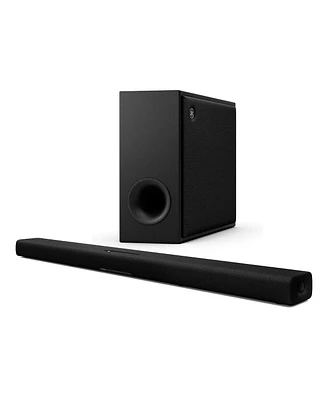 Yamaha Sr-X40A True X Bar 40A Dolby Atmos Soundbar with Sw-X100ABL True X Sub 100A Wireless Subwoofer
