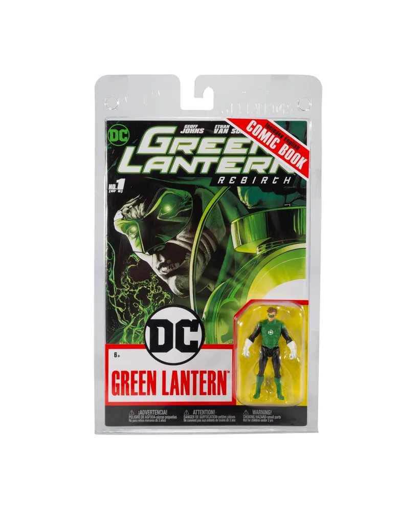 Dc Direct Green Lantern Hal Jordan with Comic Dc Page Punchers 3" Figure