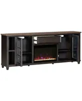 84" Dawnwood 2PC Tv Console Set (84" and Fireplace)