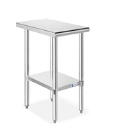 Gridmann x Inch Stainless Steel Table w/ Undershelf