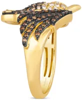 Le Vian Ombre Chocolate Ombre Diamond Horse Ring (5/8 ct. t.w.) in 14k Gold