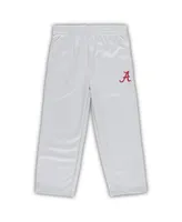 Toddler Boys and Girls Crimson, Gray Alabama Crimson Tide Red Zone Jersey Pants Set