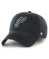Men's '47 Brand Black San Antonio Spurs Classic Franchise Fitted Hat