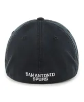 Men's '47 Brand Black San Antonio Spurs Classic Franchise Fitted Hat